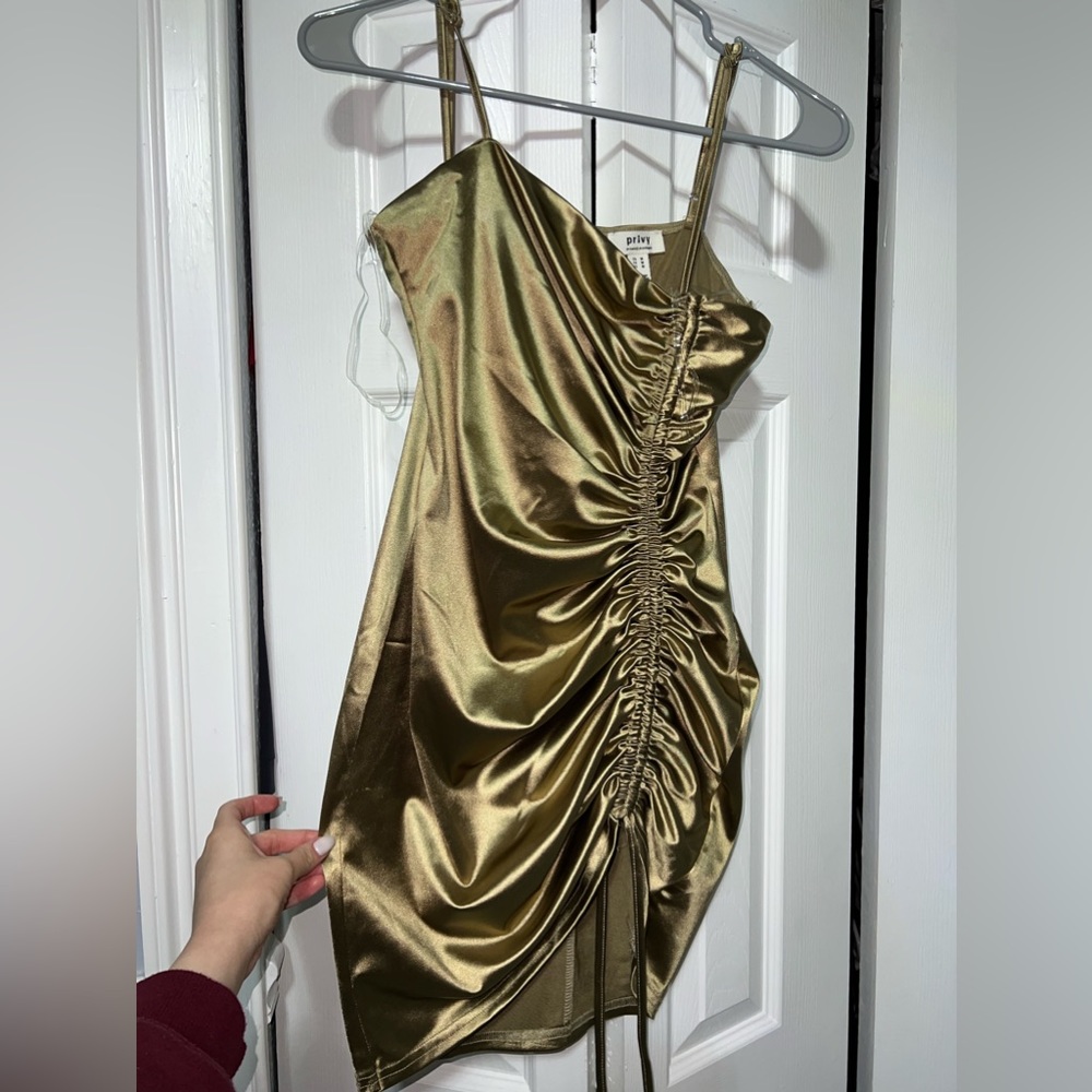 Metallic Gold Dress👑